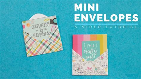 How To Make Mini Envelopes Youtube