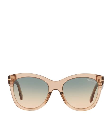 Womens Tom Ford Brown Cat Eye Sunglasses Harrods Uk