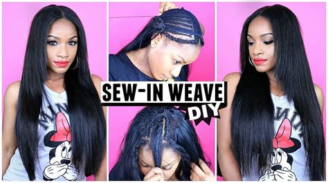 How To Do A Sew In Weave From Start To Finish Grace Hair Aliexpress