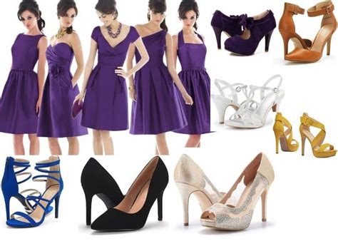 What Color Shoes To Wear With A Purple Dress