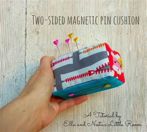 Tutorial Two Sided Magnetic Pin Cushion Sewing