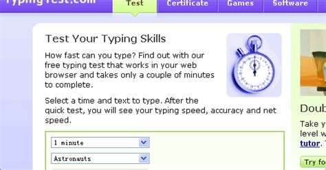 Visit 10fastfingers.com and figure it out! Top 5 Website to Improve Computer Typing speed ~ Just ...
