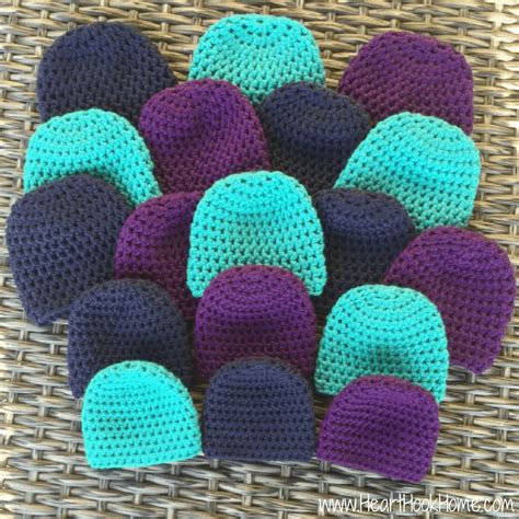 Beanie Hat For Preemie Babies Free Crochet Pattern
