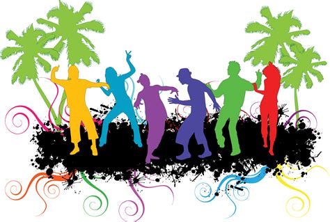 Dance Party Clip Art Zumba Silhouette Png Download 30142033 Free