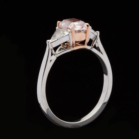 Incredible Purplish Pink Diamond Engagement Ring By Je Caldwell