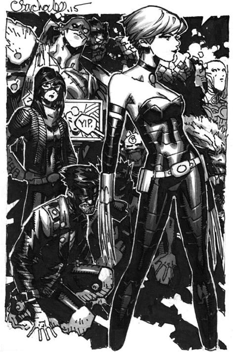 Chris Bachalo Gen X Generation X Age Of Apocalypse Full Gang In Miles Dufrasne Black