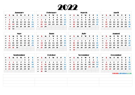Calendar 2022 Word Free Download Calendar Printables Free Blank