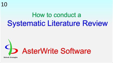 How To Conduct Systematic Literature Review Youtube