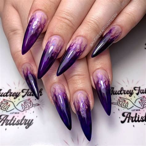 40 dark purple nails to inspire your next manicure in 2022 dark purple nails purple nails