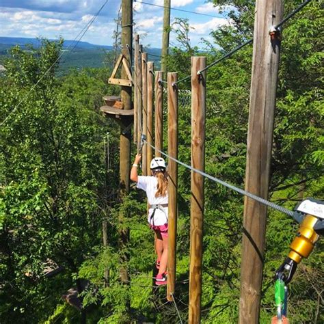Explore The Summit Aerial Park At Blue Mountain Resort Poconomtns