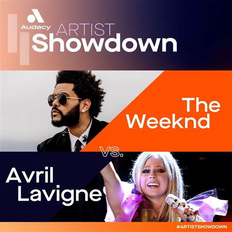 Audacy On Twitter Round 1 Of Audacys Artistshowdown 💥 Theweeknd Vs Avrillavigne 💥 🌟 3