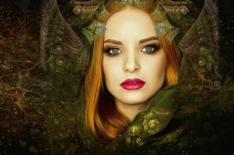 Fairy Queen Fairy Queen Fantasy Gothic Dark Woman Girl Female