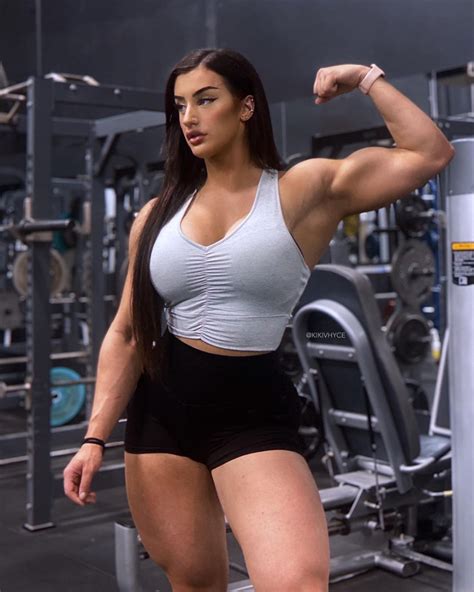 kiki vhyce fitness models female muscular women body building women
