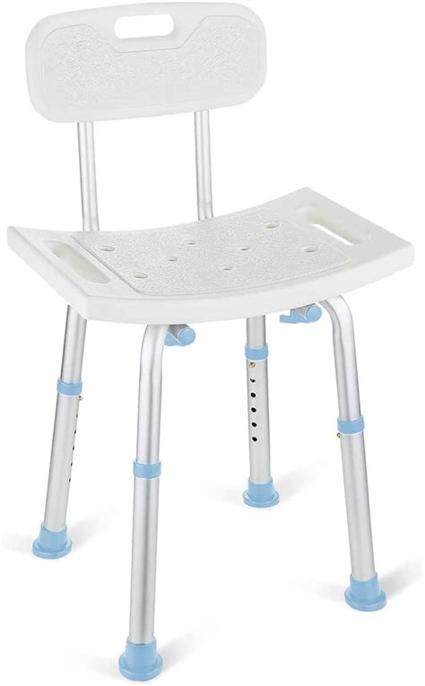 Oasisspace Bathtub Adjustable Shower Chair Bath Stool With Removable