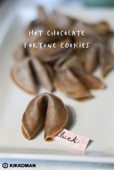 Hot Chocolate Fortune Cookies It Only Takes 10 Minutes Of Prep Time