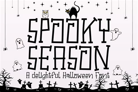 Spooky Season Font Design Cuts