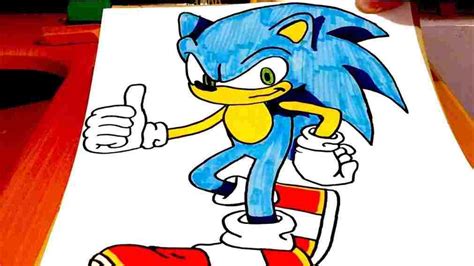 What to do if you can't play sonic on youtube? Sonic Drawing Easy | Free download on ClipArtMag