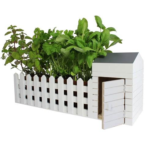 It comes with everything a gardener needs to grow an herb garden from seed. Novelty Indoor Gardening Allotment Planter | CKB LTD