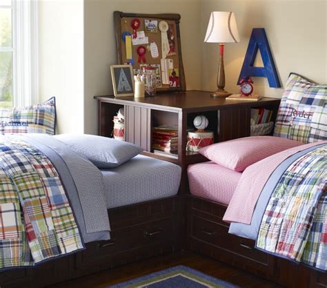 $1,300.00 pottery barn belden twin beds, corner unit and end of bed dressers. Belden Corner Unit | Kids Storage Bed | Pottery Barn Kids