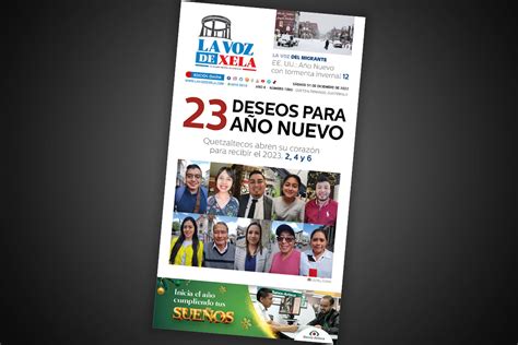 Lee el diario digital del sábado 31 de diciembre 1360 La Voz de Xela