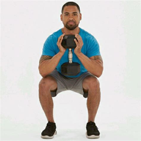 Goblet Squat Pulse By Brittany D Exercise How To Skimble