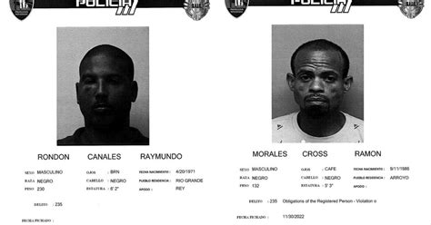 Cargos Contra Dos Hombres Por Incumplimiento Del Registro De Ofensores Sexuales Metro Puerto Rico