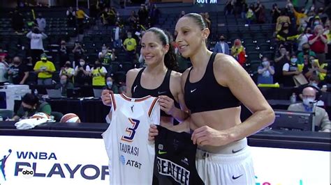 Taurasi And Sue Bird Trade Jerseys After Playing Each Other Maybe The