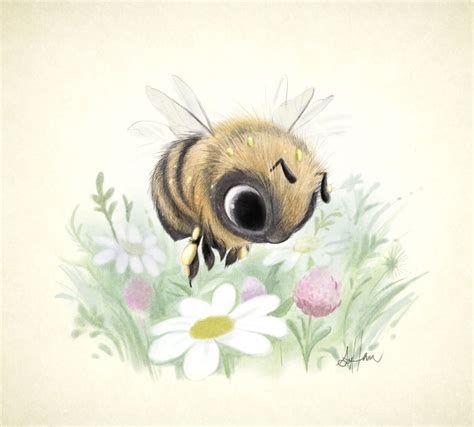 ✓ free for commercial use ✓ high quality images. little worker bee! | Cute animal illustration, Animal ...