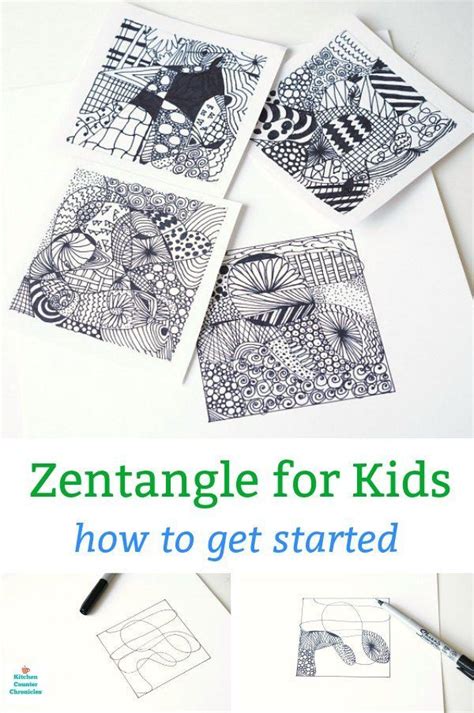 Zentangle For Kids A Beginners Guide To Zentangle For