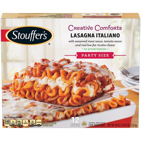 Stouffers Classics Party Size Lasagna Italiano 90 Oz Box
