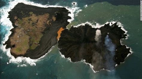 Volcano Grows Japanese Island Cnn Island Aerial Images Island Chain