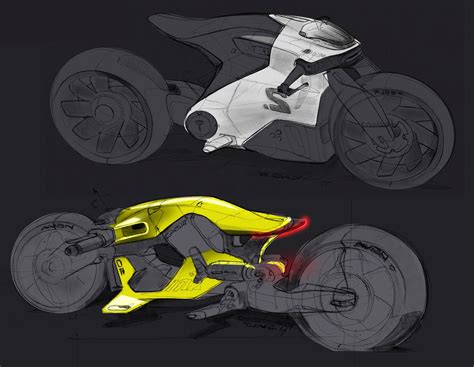 Electric Cafe Racer By Yung Presciutti Motivezine Concept