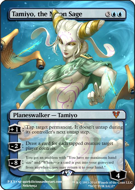 Tamiyo The Moon Sage Sa Magic The Gathering Cards Mtg Altered Art