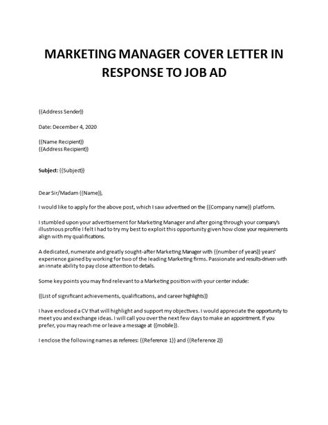 I formulate digital marketing strategic plans and lead digital marketing teams. Digital Marketing Manager cover letter