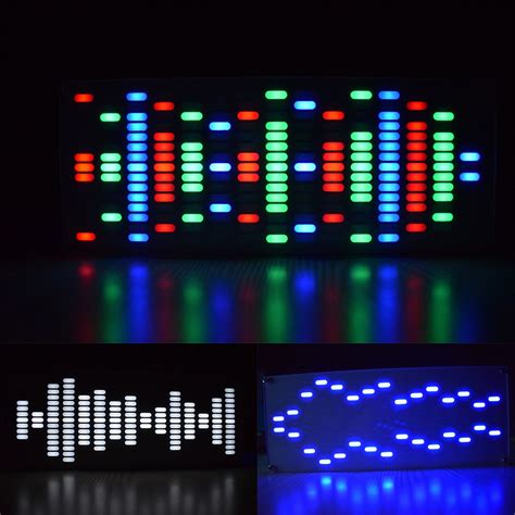 Led Diy Touch Digital Music Spectrum Display Kit Module Big Size 225