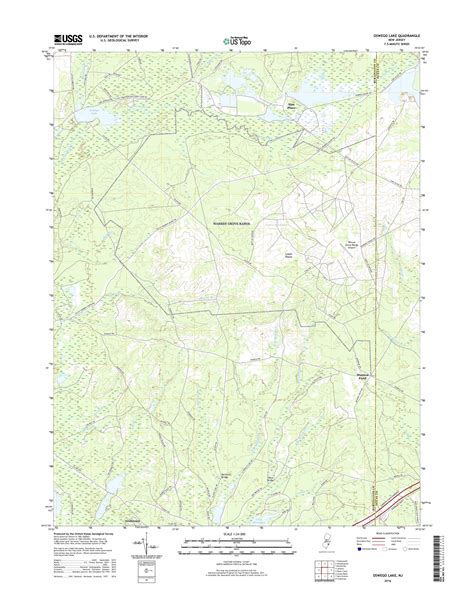 Mytopo Oswego Lake New Jersey Usgs Quad Topo Map