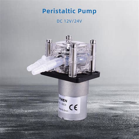 Grothen Dc V Peristaltic Pump With Silicone Tubing High Flow Water Liquid Pump Dosing Vacuum