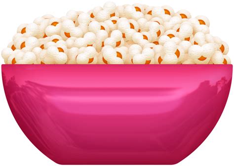 Movie Clipart Bowl Popcorn Movie Bowl Popcorn Transparent Free For