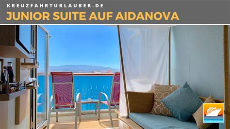 Es handelt sich um eine junior suite mit separatem schlafzimmer die sich am bug des schiffes jeweils seitlich befinden. AIDAnova - Junior Suite mit Lounge im Detail - YouTube