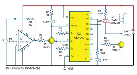 Pin Diode Based Fire Sensor Detailed Project Available
