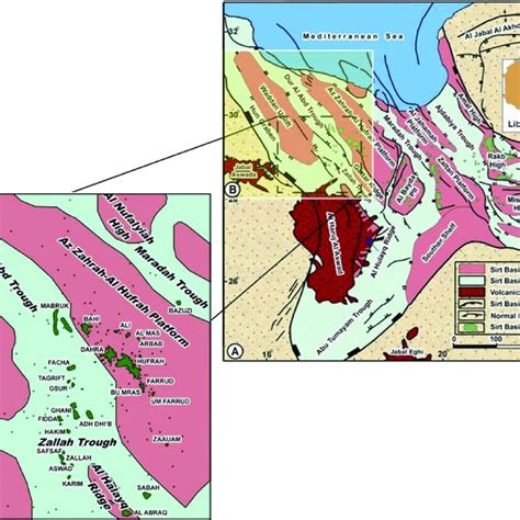 Generalized Tectonic Map Of The Sirte Basin As Located In The