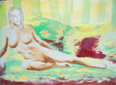 Nude Art Paintings Classic Contemporary Original Fine Art By G Linsenmayer Work Underway