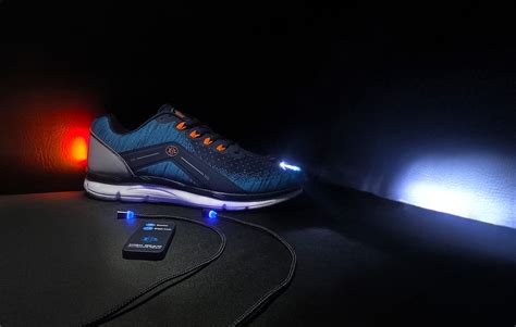 Mens Led Night Runner Shoes Blue High Beam Shoes In 2020 Runners