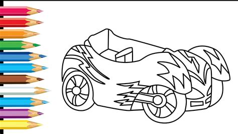 Pj masks coloring pages | how to draw and color catboy. Catboy Vehicle Cat car Cat-car Pj masks Drawing and ...