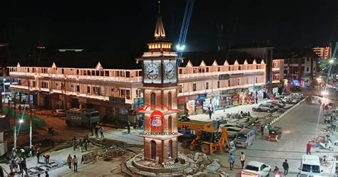 Jammu And Kashmir Lal Chowks Iconic Clock Tower Gets Facelift