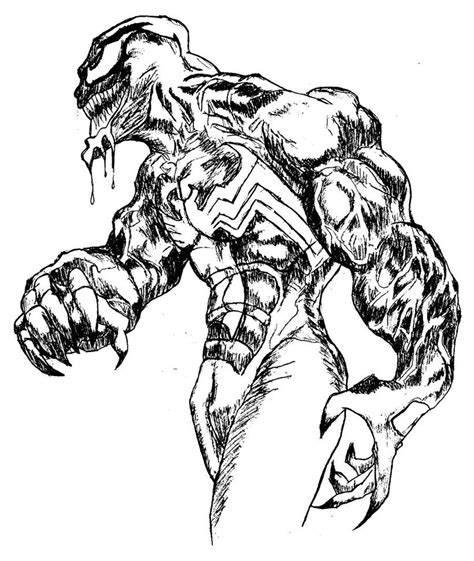 Marvel Carnage Vs Venom Coloring Pages Coloring Pages