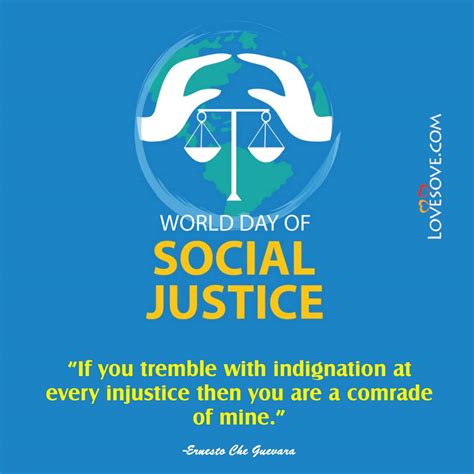World Social Justice Day Motivational Lines Quotes Messages And Thoughts