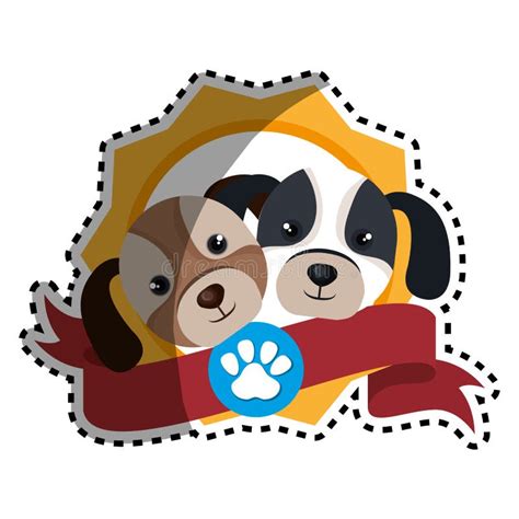 Cute Doggy Pet Icon Stock Vector Illustration Of Graphic 88466612