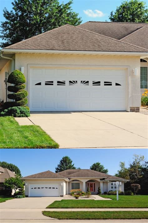 Moreover, windows will truly add a distinctive curb appeal and allow natural light into your garage. Short Raised Panel garage door in White with 8 Piece ...