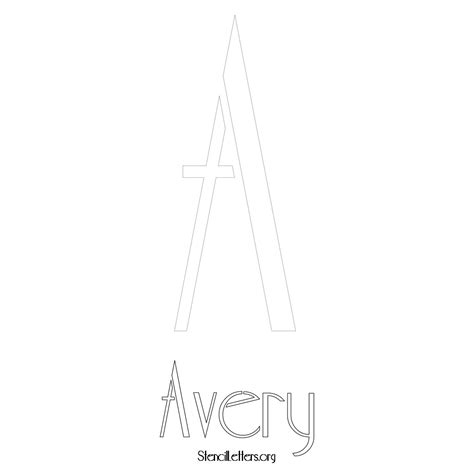 Avery Free Printable Name Stencils With 6 Unique Typography Styles And
